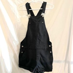 American eagle short overalls